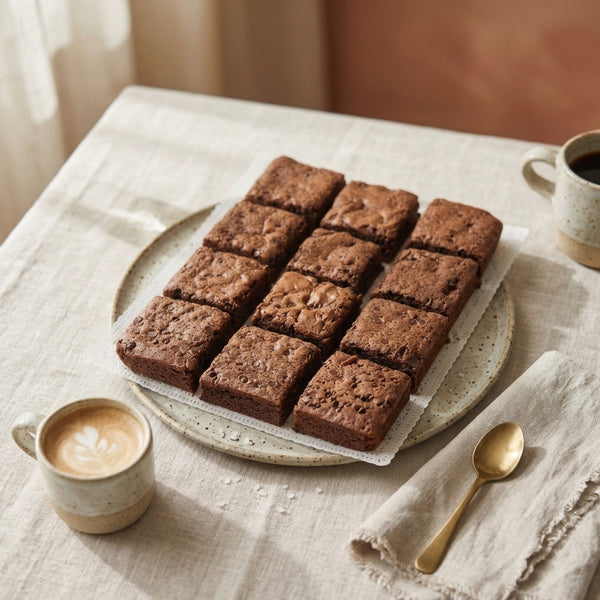 Triple Caja de brownies artesanales (36 unidades de 105 g)